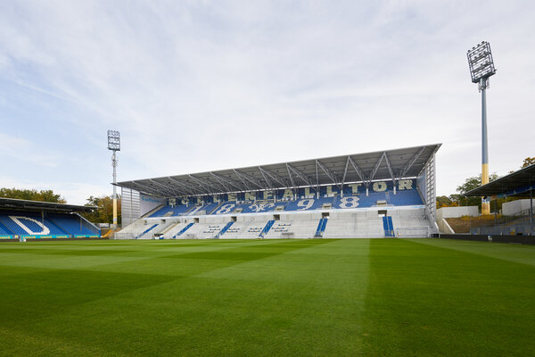 Merck-Stadion am Böllenfalltor SV Darmstadt 98 - Gegengerade - AK Hessen